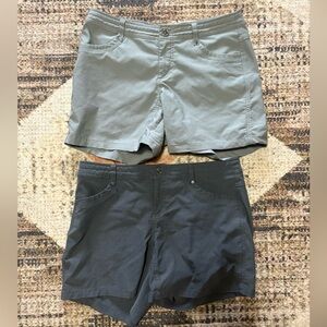 Kuhl Trekr Shorts Womens 10 Grey 5.5" Inseam Trail Outdoor Hiking Casual Stretch